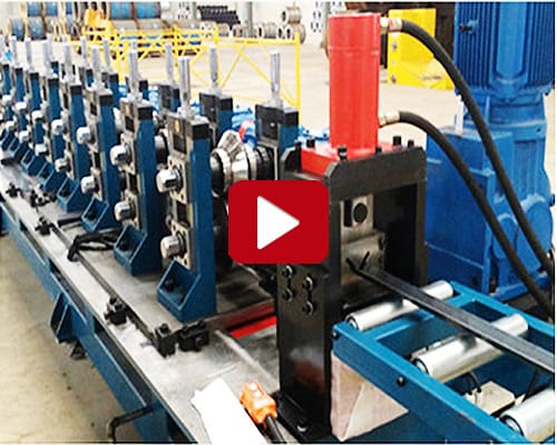 supermarket pillar roll forming machine 